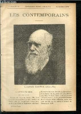 Bild des Verkufers fr CHARLES DARWIN (1809-1882) LES CONTEMPORAINS N11 zum Verkauf von Le-Livre