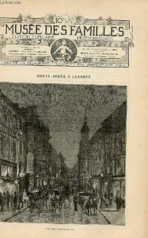 Immagine del venditore per Le muse des familles - dition populaire hebdomadaire - livraison n39 -Douze jours  Londres par Amro,suite. venduto da Le-Livre