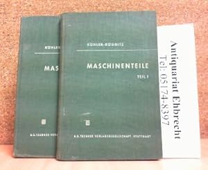 Bild des Verkufers fr Maschinenteile. Hier Teil 1 und 2 komplett ! zum Verkauf von Antiquariat Ehbrecht - Preis inkl. MwSt.