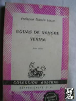 BODAS DE SANGRE/ YERMA