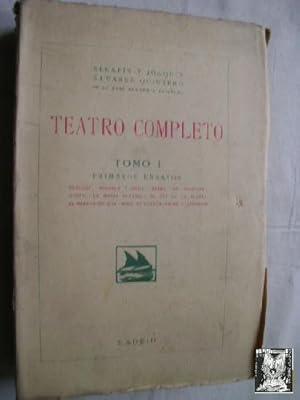 Bild des Verkufers fr TEATRO COMPLETO. TOMO I. Primeros ensayos zum Verkauf von Librera Maestro Gozalbo