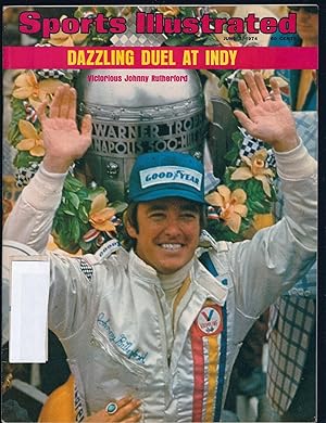 Seller image for Sports Illustrated Magazine: June 3, 1974 (6/3/74), Johnny Rutherford, Jack Dick - sporting paintings, Herring, Marshall, Stubbs for sale by Larimar Animal Books
