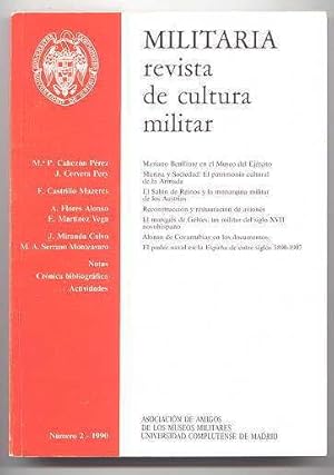 Imagen del vendedor de MILITARIA: REVISTA DE CULTURA MILITAR. NUMERO 2 - 1990. a la venta por Capricorn Books