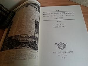 From Almeloveen To Whittington: Book & Manuscript Catalogues 1545 - 1995, From the Collection of ...