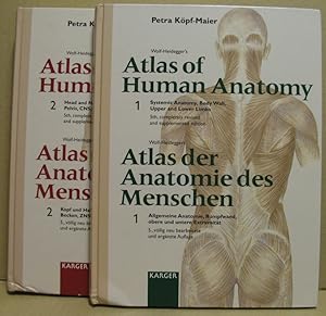 Wolf-Heideggers Atlas der Anatomie des Menschen [in 2 Bänden]. Wolf-Heidegger's Atlas of Human An...