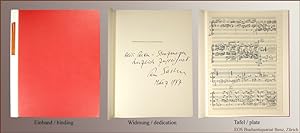Musikhandschriften aus der Sammlung Paul Sacher. Festschrift zu Paul Sachers siebzigstem Geburtst...