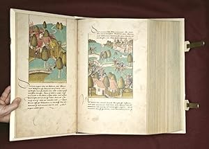 Bild des Verkufers fr DIE GROSSE BURGANDER CHRONIK [THE GREAT BURGUNDIAN CHRONICLE], "ZRCHER SCHILLING." zum Verkauf von Phillip J. Pirages Rare Books (ABAA)