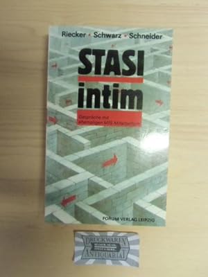 Bild des Verkufers fr Stasi intim - Gesprche mit ehemaligen MfS- Angehrigen. zum Verkauf von Druckwaren Antiquariat