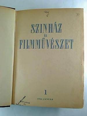 Szinház- és filmmüvészet. - 1954, 1 - 12 (gebunden in 1 Bd.)