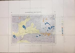 Mapa del Instituto Geológico y Minero de España. Almodovar del Campo(Norte de Puertollano). Escal...