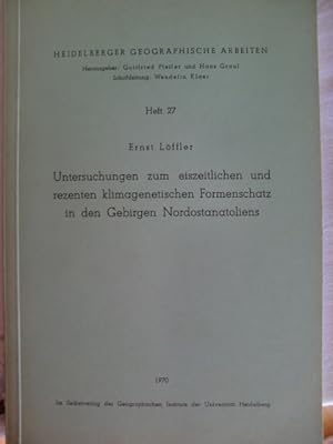Heidelberger geographische Arbeiten ; H. 27 Untersuchungen zum eiszeitlichen und rezenten klimage...