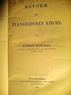 Bild des Verkufers fr Reform der Evangelischen Kirche zum Verkauf von Herr Klaus Dieter Boettcher
