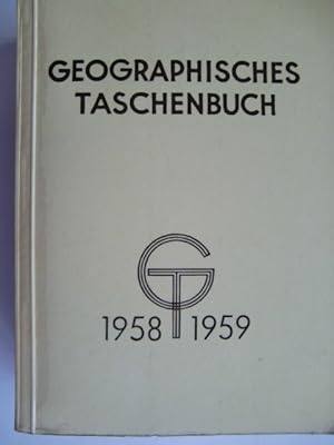 Immagine del venditore per Geographisches Taschenbuch. Jahrweiser zur Deutschen Landeskunde 1958/1959 venduto da Herr Klaus Dieter Boettcher