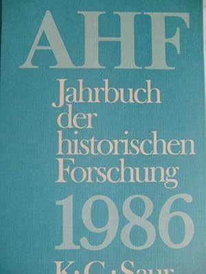 Seller image for Berichtsjahr 1986: aus: Jahrbuch der historischen Forschung in der Bundesrepublik Deutschland, 1986 for sale by Herr Klaus Dieter Boettcher