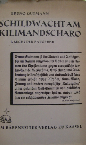 Schildwacht am Kilimandscharo. Der BAugrund