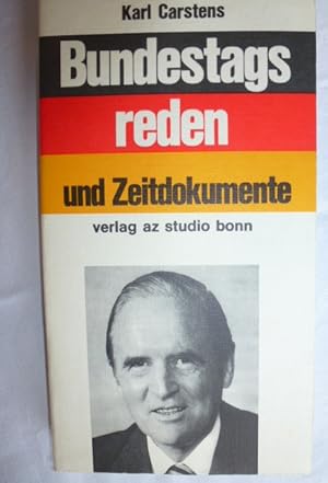 Bild des Verkufers fr Karl Carstens Bundestagsreden und Zeitdokumente zum Verkauf von Herr Klaus Dieter Boettcher