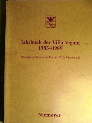 Bild des Verk�ufers f�r Villa Vigoni. Jahrbuch. 1985 - 1989 zum Verkauf von Herr Klaus Dieter Boettcher