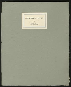 Seller image for Maya Quarto Eleven: Greystone Poems for sale by Between the Covers-Rare Books, Inc. ABAA