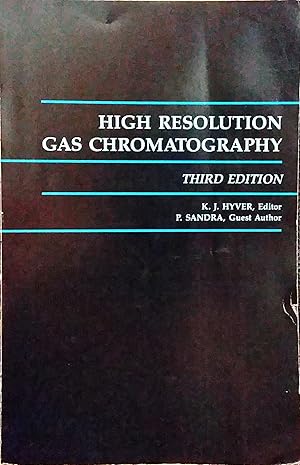 Imagen del vendedor de High Resolution Gas Chromatography, Third Edition a la venta por Armadillo Books