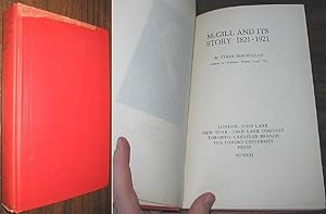 Seller image for McGill and Its Story 1821 - 1921 for sale by Alex Simpson