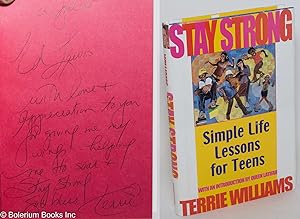 Bild des Verkufers fr Stay strong; simple life lessons for teens, with an introduction by Queen Latifah zum Verkauf von Bolerium Books Inc.