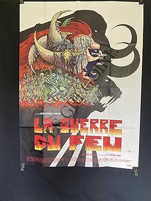 LA GUERRE DU FEU-AFFICHE DE DRUILLET GRAND FORMAT