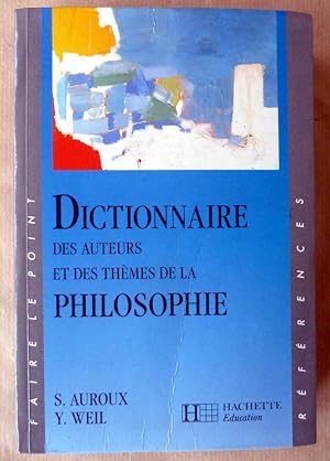 Bild des Verkufers fr Dictionnaire des Auteurs et des Thmes de la Philosophie. zum Verkauf von librairie sciardet