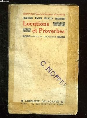 Imagen del vendedor de DEUX CENT LOCUTIONS ET PROVERBES. 12em EDITION. a la venta por Le-Livre