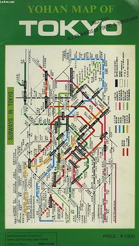 Seller image for YOHAN MAP OF TOKYO for sale by Le-Livre