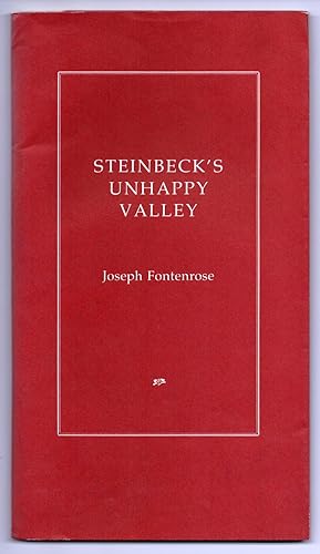 Immagine del venditore per Steinbeck's Unhappy Valley: A Study of The Pastures of Heaven venduto da Attic Books (ABAC, ILAB)