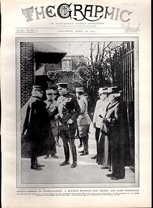 Seller image for PRINT: "Generalissimos in Consultation".from The Graphic: An Illustrated Weekly Newspaper, March 27, 1915 for sale by Dorley House Books, Inc.