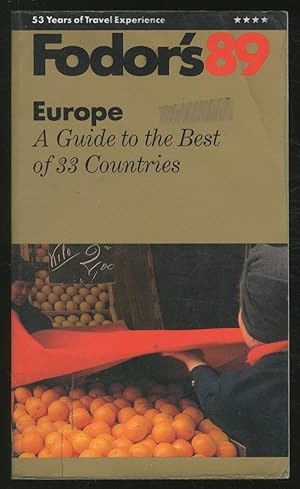 Bild des Verkufers fr Fodor's 89: Europe zum Verkauf von Between the Covers-Rare Books, Inc. ABAA