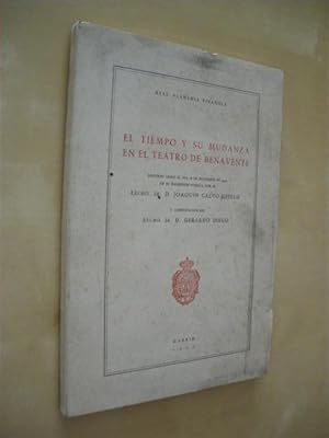 Imagen del vendedor de EL TIEMPO Y SU MUDANZA EN EL TEATRO DE BENAVENTE a la venta por LIBRERIA TORMOS