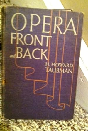 Seller image for Opera Front and Back for sale by Henry E. Lehrich