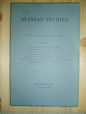 Seller image for Iranian Studies : Presented to Kaj Barr on his Seventieth Birthday June 26, 1966 for sale by Expatriate Bookshop of Denmark
