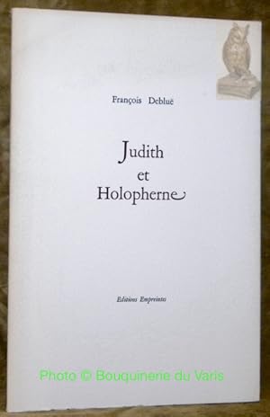 Image du vendeur pour Judith et Holopherne. mis en vente par Bouquinerie du Varis