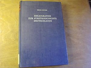 Image du vendeur pour Bibliographie zur Stdtegeschichte Deutschlands / Unter Mitw. zahlr. Sachkenner mis en vente par Antiquariat Fuchseck