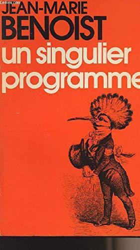 Seller image for Un singulier programme - Le carnaval du programme commun for sale by JLG_livres anciens et modernes