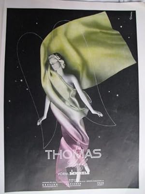 Antigua Hoja Publicidad - Old Sheet of Advertising : THOMAS Stoffe - Vorm.Michels
