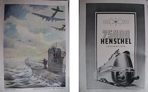 Antigua Hoja Publicidad - Old Sheet of Advertising : 25000 HENSCHEL Lokomotiven - FOCKE WULF Fenk...