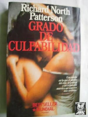 Imagen del vendedor de GRADO DE CULPABILIDAD a la venta por Librera Maestro Gozalbo