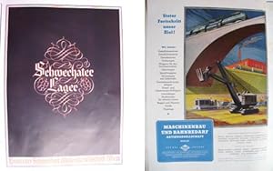 Antigua Hoja Publicidad - Old Sheet of Advertising : SCHMERCHAT LAGER - MASCHINENBAU UND BAHNBEDARF