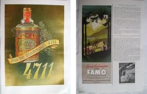 Antigua Hoja Publicidad - Old Sheet of Advertising : Aus der Glockengaffe 4711 (Colonia) - FAMO (...