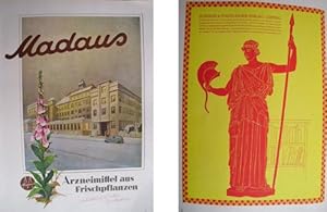 Antigua Hoja Publicidad - Old Sheet of Advertising : MADAUS - Arzneimittel aus Frischpflanzen (Me...