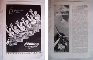 Antigua Hoja Publicidad - Old Sheet of Advertising : SENKING Erzeuguisse - BMW Flugmotoren