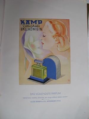Antigua Hoja Publicidad - Old Sheet of Advertising : KAMP - Silberhals - Ballkönigin - Das Vollen...