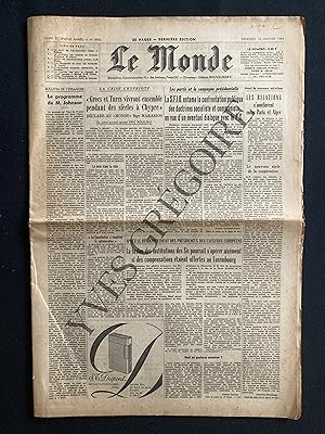 LE MONDE-N°5905-VENDREDI 10 JANVIER 1964
