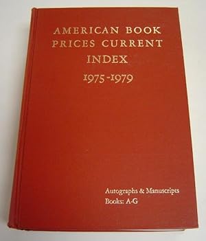 American Book Prices Current 1975-1979 Index: The Auction Seasons September 1975 - August 1979. V...