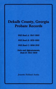 Dekalb County, Georgia Probate Records
