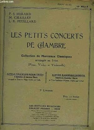 Seller image for LES PETITS CONCERTS DE CHAMBRE for sale by Le-Livre